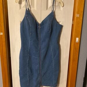 y2k jean dress